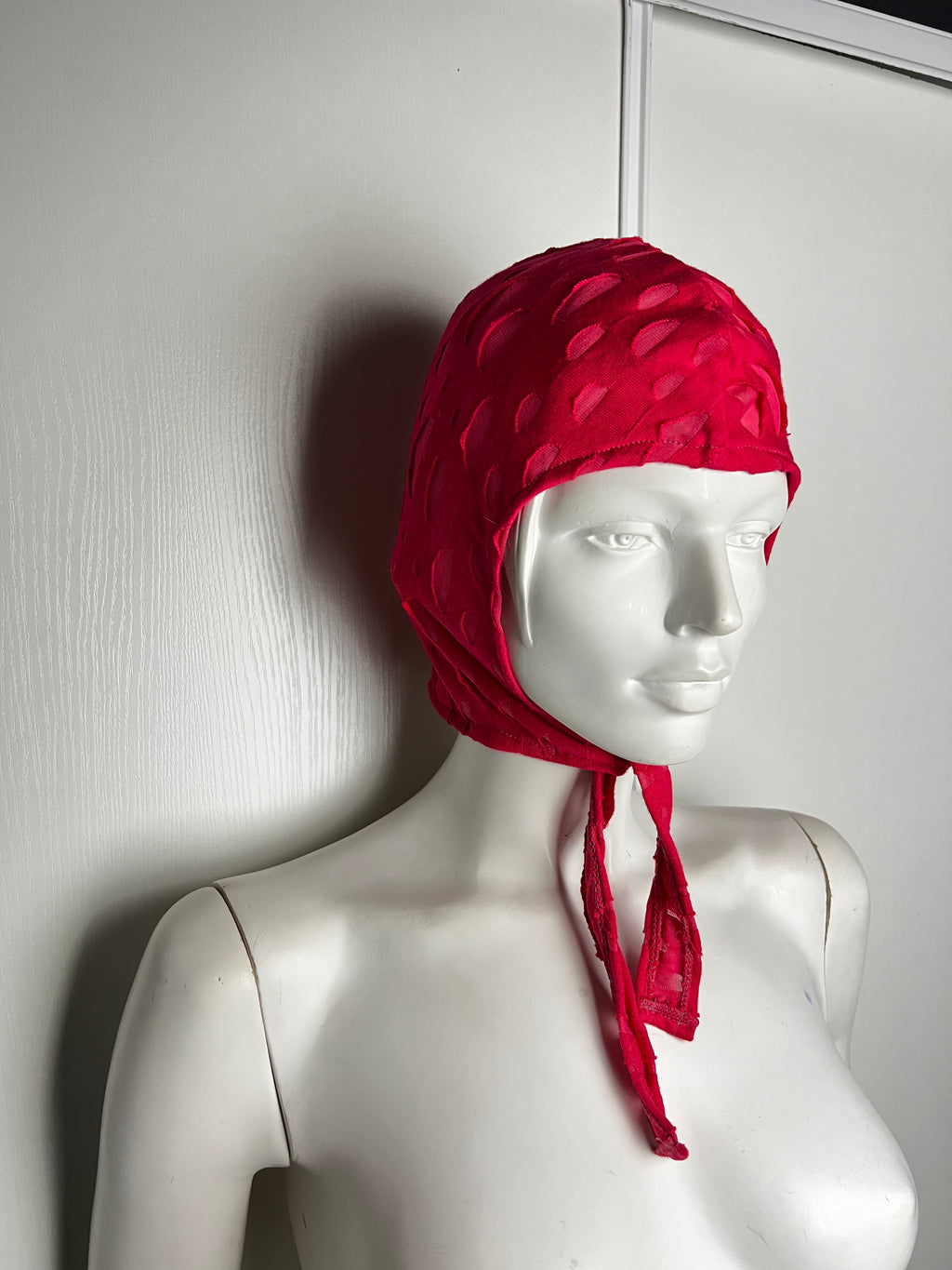 Pink and Red Helmet