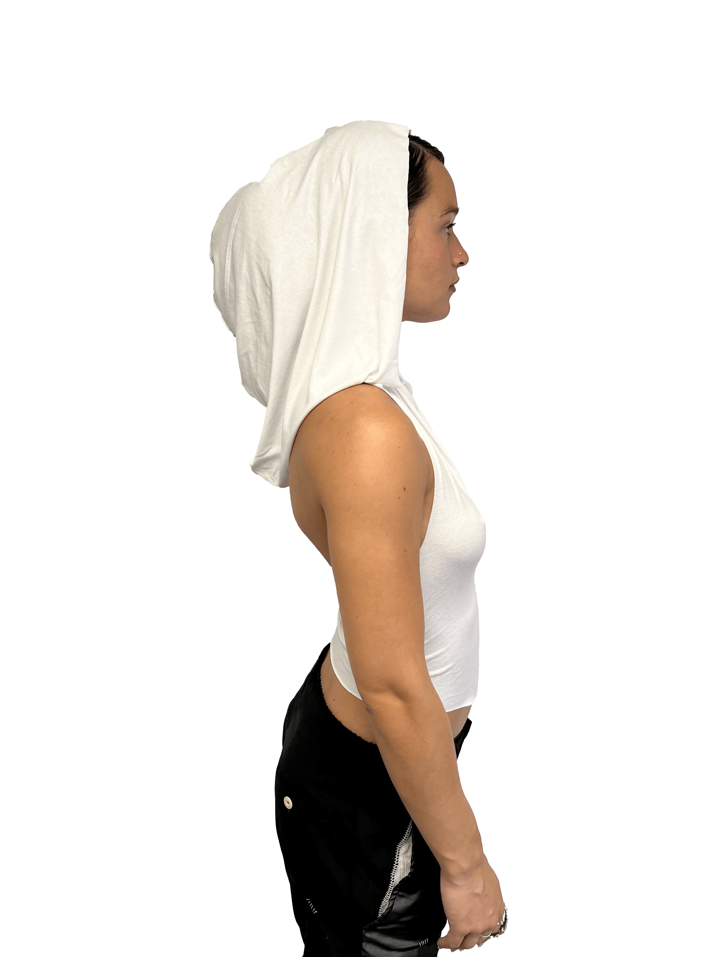 Captcha Lab Hooded White Top