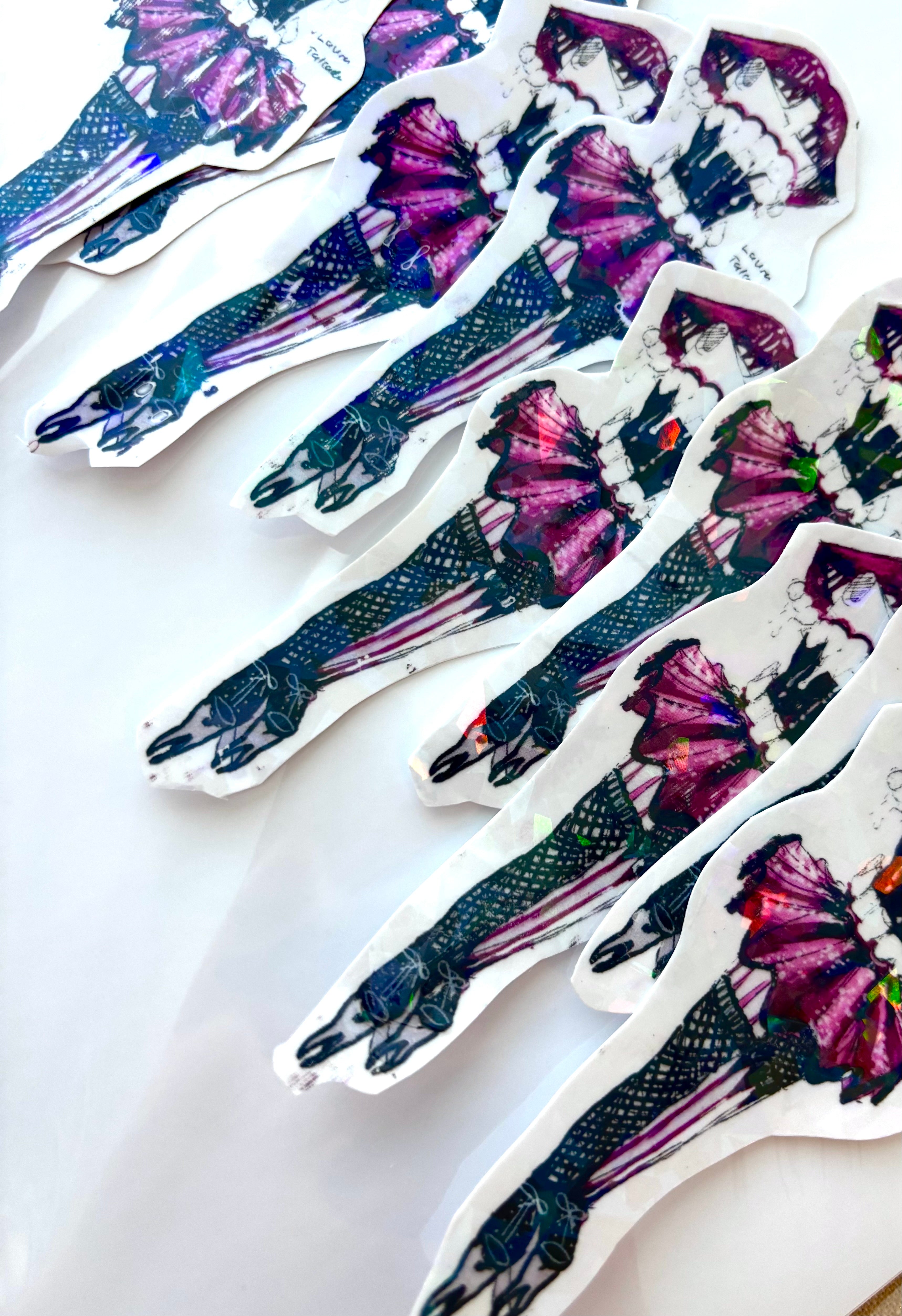 Lips Fashion Design Sticker